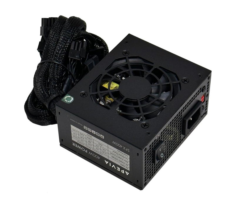 APEVIA مزود طاقة APEVIA SFX-AP400W Mini ITX / Micro ATX / SFX 400W - Image 1